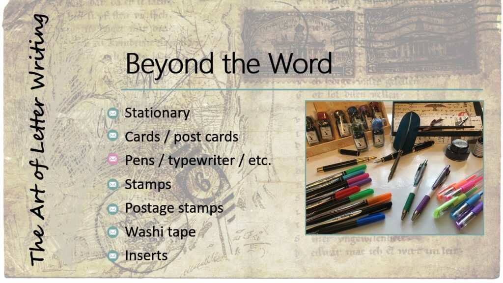 Beyond the Word - Pens / Typewriter / etc.