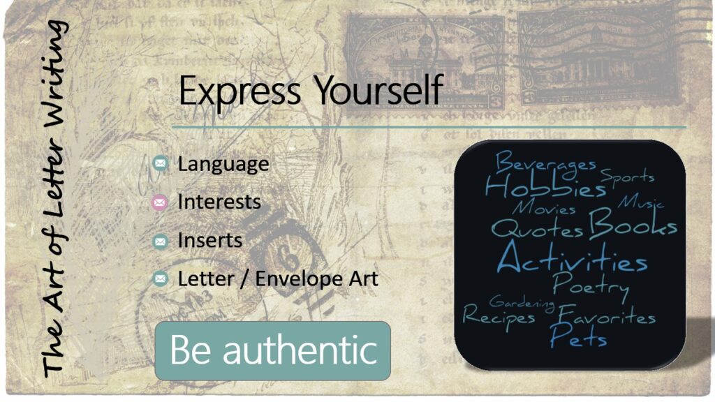 Express Yourself - Interests